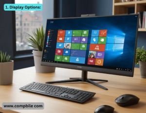 1. Display Options: