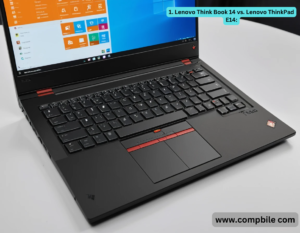 1. Lenovo Think Book 14 vs. Lenovo ThinkPad E14: