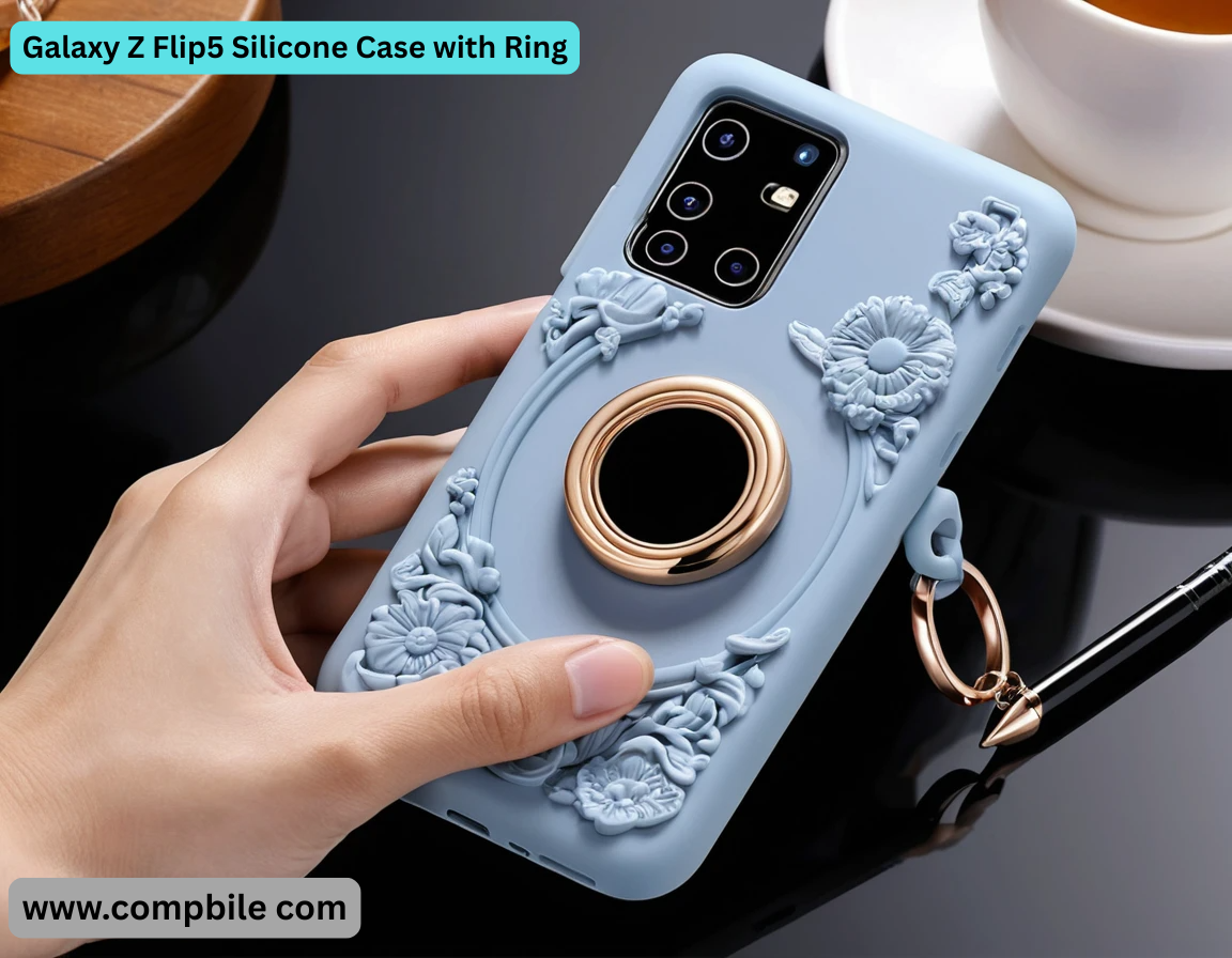 Galaxy Z Flip5 Silicone Case with Ring