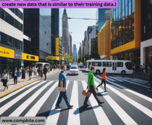 create new data that is similar to their training data.)